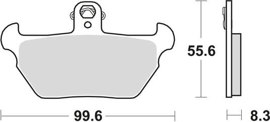 Trw bremsbelag mcb 621 brake pads sinter mcb 621 sv