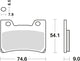 Trw remblokken mcb 642 brake pads sinter mcb 642 sv