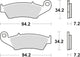Trw remblokken mcb 669 brake pads sinter mcb 669 rsi