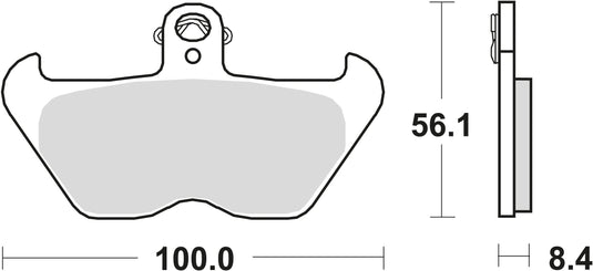 Trw bremsbelag mcb 680 brake pads sinter mcb 680 sv