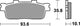 Trw remblokken mcb 800 brake pads organ. mcb 800