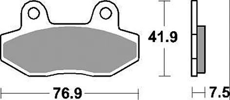 Trw bremsbelag mcb 822 brake pads organ. mcb 822