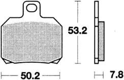 Trw bremsbelag mcb 700 brake pads organ. mcb700ec