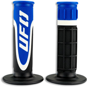 Ufo plast griffgummi axiom rubber grip pair ufo black white blue