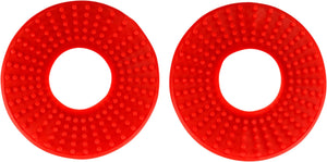 Ufo plast griffgummi donuts rubber grip donuts red