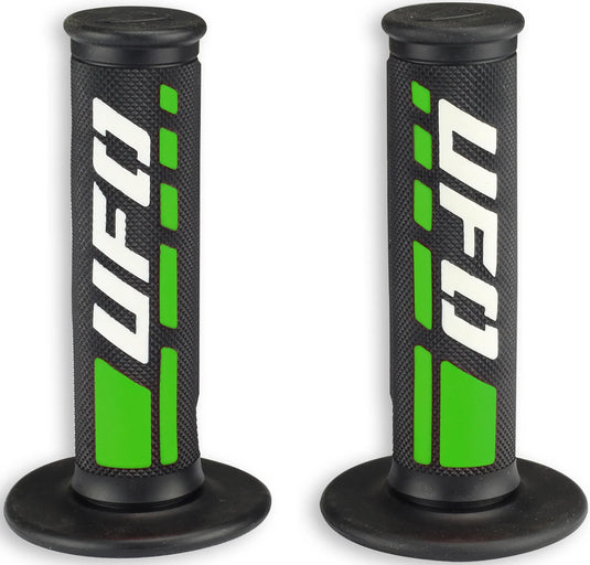 Ufo plast griffgummi trax rubber grip pair ufo black white green