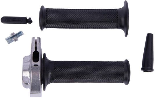 Domino gasgriffarmatur vintage throttle grips alu pole 1-pull type hf