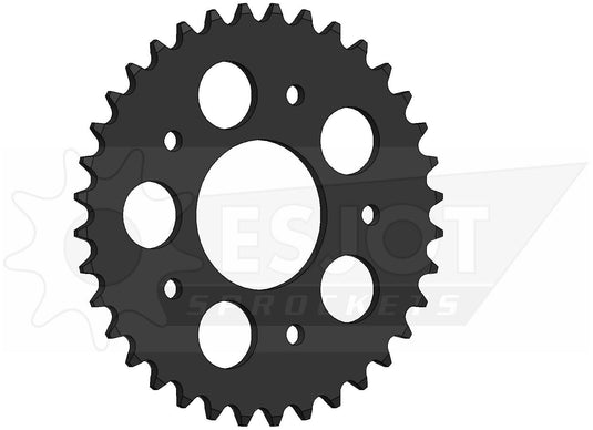 Esjot achtertandwiel 0439 chain wheel 415 36z steel black