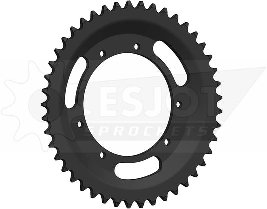 Esjot achtertandwiel 1669 chain wheel 415 45z steel silver