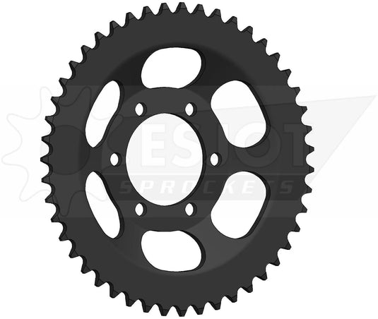 Esjot achtertandwiel 0846 chain wheel 415 47z steel black
