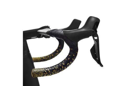 Load image into Gallery viewer, Supacaz - super sticky kush star fade stuurlint zwart goud
