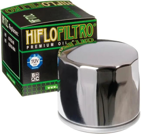 Hiflofiltro ölfilter oil filter hf-172c chrome