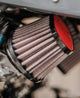 Dna sport luchtfilter leather top sport air filter 100 x 75mm brown