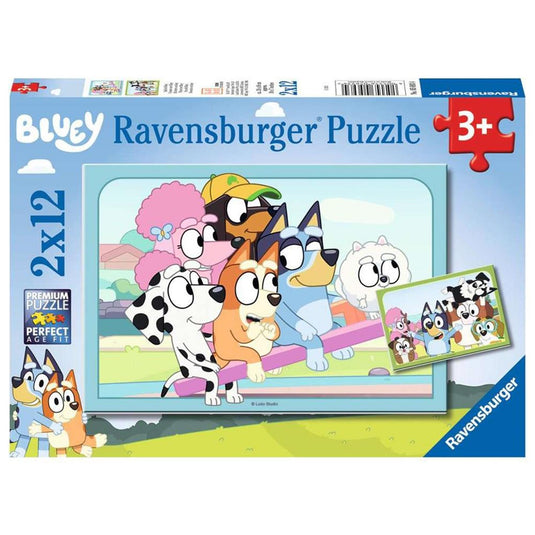 Ravensburger puzzel bluey 2x12pcs