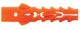 Spit nylon plug 10x50 zonder kraag (50st)