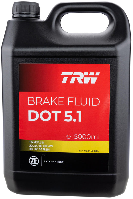 Trw remvloeistof dot 5.1 brake fluid. dot5.1 5 liter