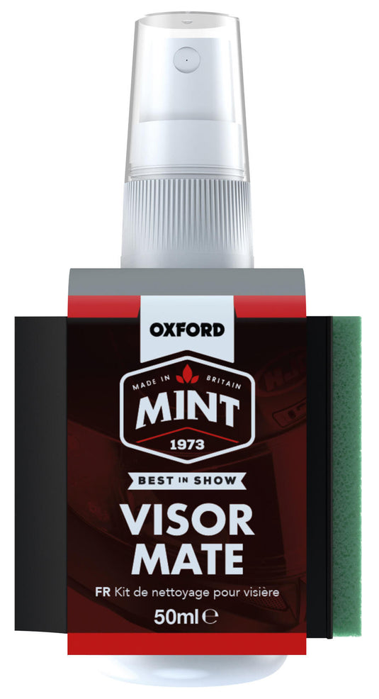 Mint vizier- en helmreiniger oxford visor mate visor cleaner oxford 50 ml oc307