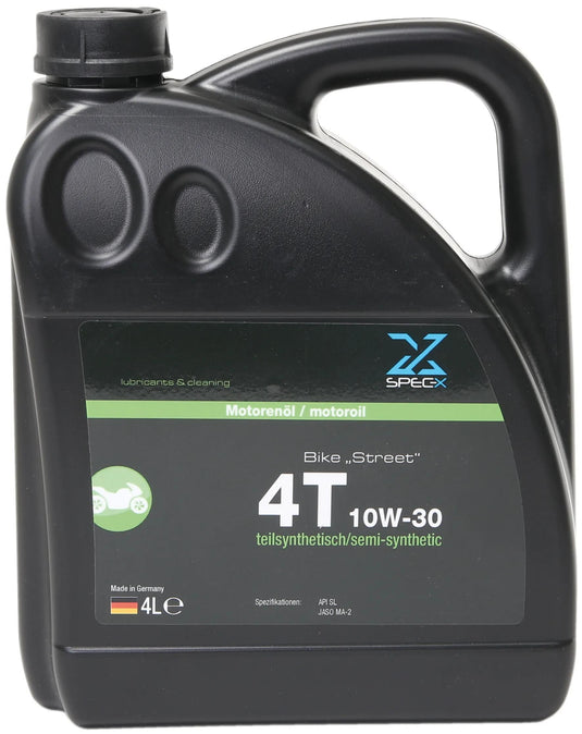 Spec-x motorolie bike 4t street motor oil 4t 10w-30 stre 4l bike