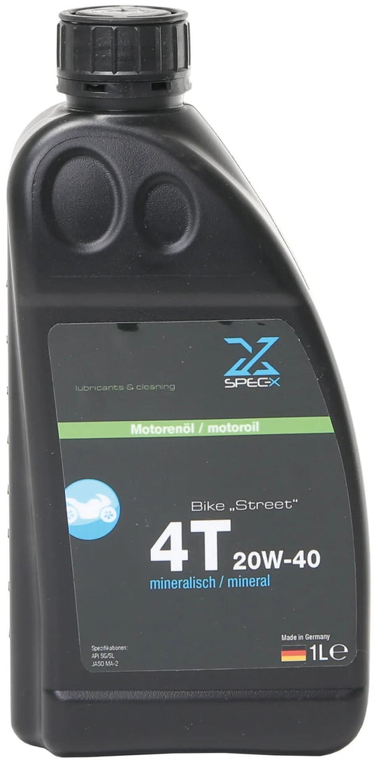Spec-x motoröl bike 4t street motor oil 4t 20w-40 stre 1l bike