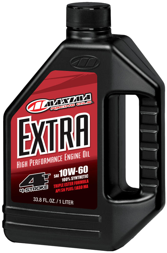 Maxima racing oils motorolie extra 100 % synthetisch 4t . motoroil 4t 10w-60 maxima 1l extra