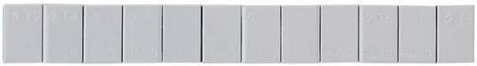 Niso tech klebegewicht adhesive weight strips 60 silver steel