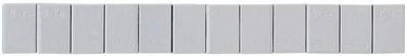 Niso tech klebegewicht adhesive weight strips 60 silver steel