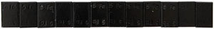 Niso tech klebegewicht adhesive weight strips 60 black steel