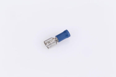 Spahn platte stekkerhuls flat plug-in sleeve insulated blue 100pcs.