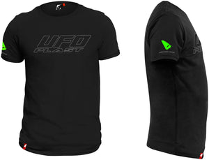 Ufo plast t-shirt leisure shirt ufo black gr. m