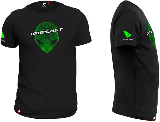 Ufo plast t-shirt leisure shirt ufo black gr. m