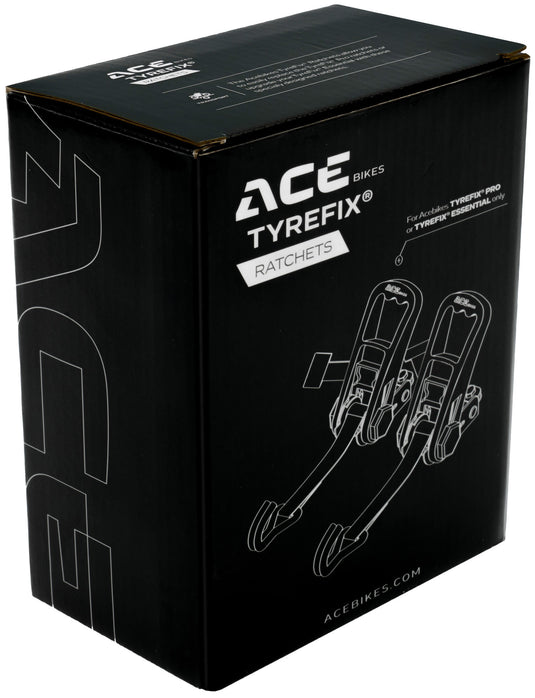 Acebikes ace bikes transportbeveiliging tyrefix ratels . ratchet set tyrefix ratchets