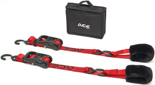 Acebikes zurrgurtsatz ratchet premium deluxe lashing strap set acebike ratchet premium deluxe