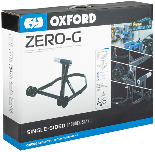 Oxford montagestandaard zero-g-single sided stand assembly test. zer black on one side
