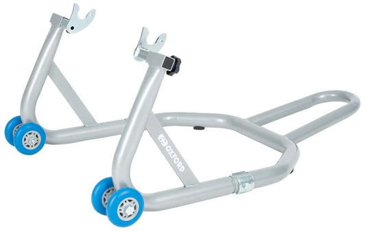 Oxford montageständer premium rear paddock stand premium mounting s silver on the back