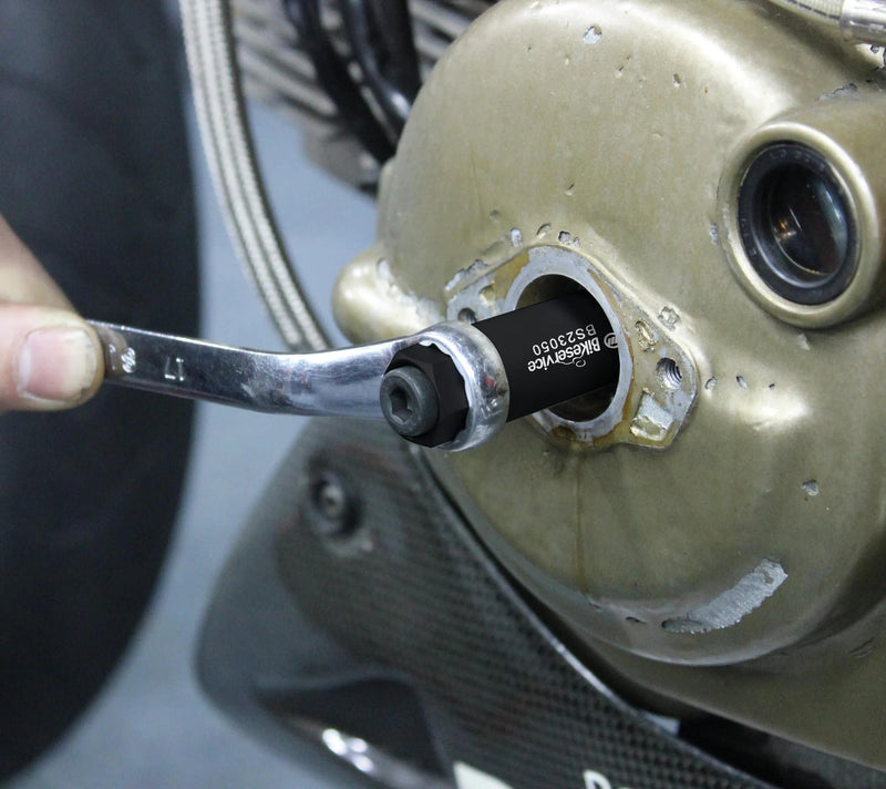 Load image into Gallery viewer, Bikeservice nutmutternschlüssel wrkz crankshaft rotation 17mm
