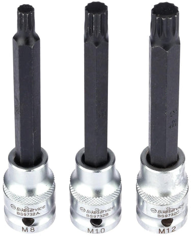 Bikeservice schraubendrehereinsatz stkschlein stossdaemp bst spline 1 2 3pcs