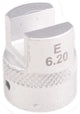 Bikeservice adapter adapter bst aluminum 6.2mm f bs5502
