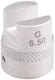 Bikeservice adapter adapter bst aluminum 6.5mm f bs5502