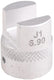 Bikeservice adapter adapter bst aluminum 6.9mm f bs5502