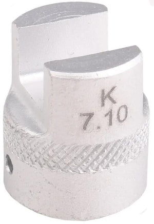 Bikeservice adapter adapter bst aluminum 7.1mm f bs5502