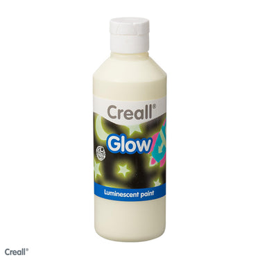 Creall glow lichtgevende verf 250ml groen geel