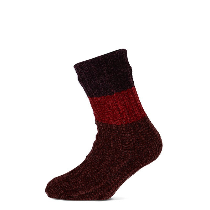 Load image into Gallery viewer, Producten homesocks basset chenille colourblock assortiment 30 paar
