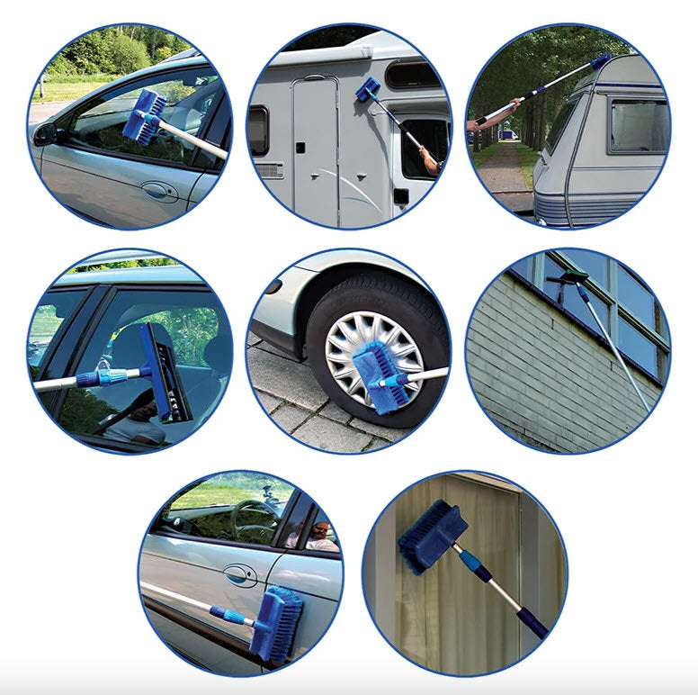 Load image into Gallery viewer, Proplus telescopische wasborstelset 3mtr incl sponstrekker
