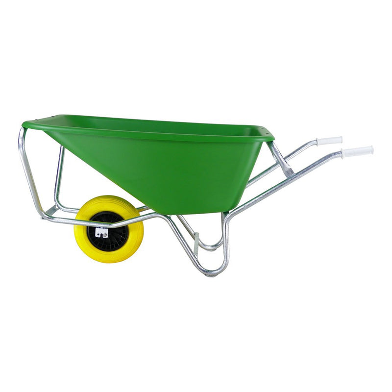 Load image into Gallery viewer, Fort producten kruiwagen f s 165l groen hdpe bak plusnooitmeerlek
