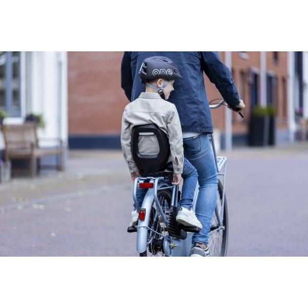 Load image into Gallery viewer, Bobike kinderzitje achter one junior zwart - mik-hd
