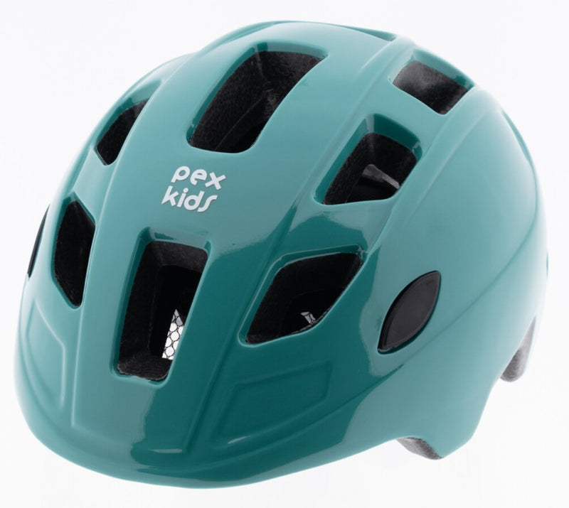 Load image into Gallery viewer, Pexkids kinderhelm in-mold 52-56cm turquoise
