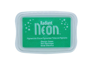 Tsukineko • radiant neon stempelkussen electric green