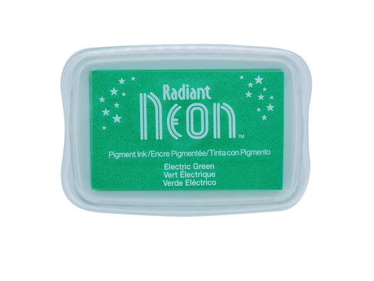 Tsukineko • radiant neon stempelkussen electric green
