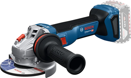 Bosch blauw bosch professional gws 18v-11 accu haakse slijper 125mm 18v basic body in l-boxx - 06019n4102