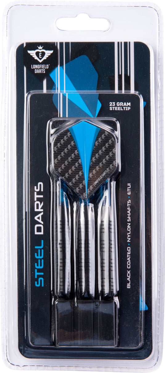 Engelhart longfield dart steeltip dartpijlen 23 gram met hoesje